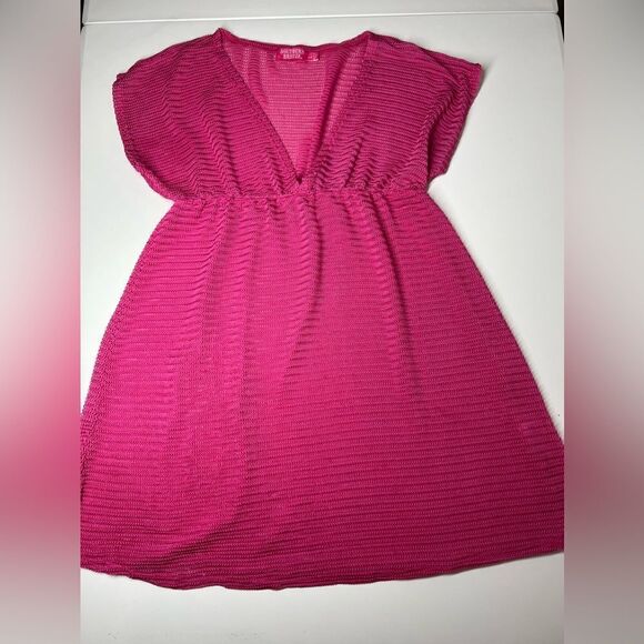 Southern Breeze Pink Bohemian Beach Tunic Size L - Picture 6 of 14